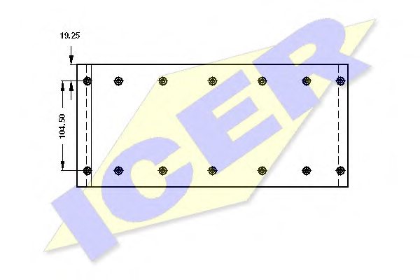ICER 21 7951 00 Brake Lining Kit, drum brake
